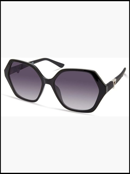 Trendy Geometric Square Sunglasses with Gradient Lenses UV Protection